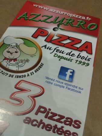 Azzurro pizza