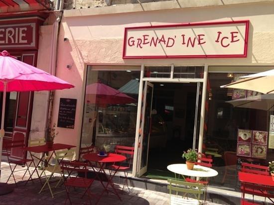 Grenadine ice